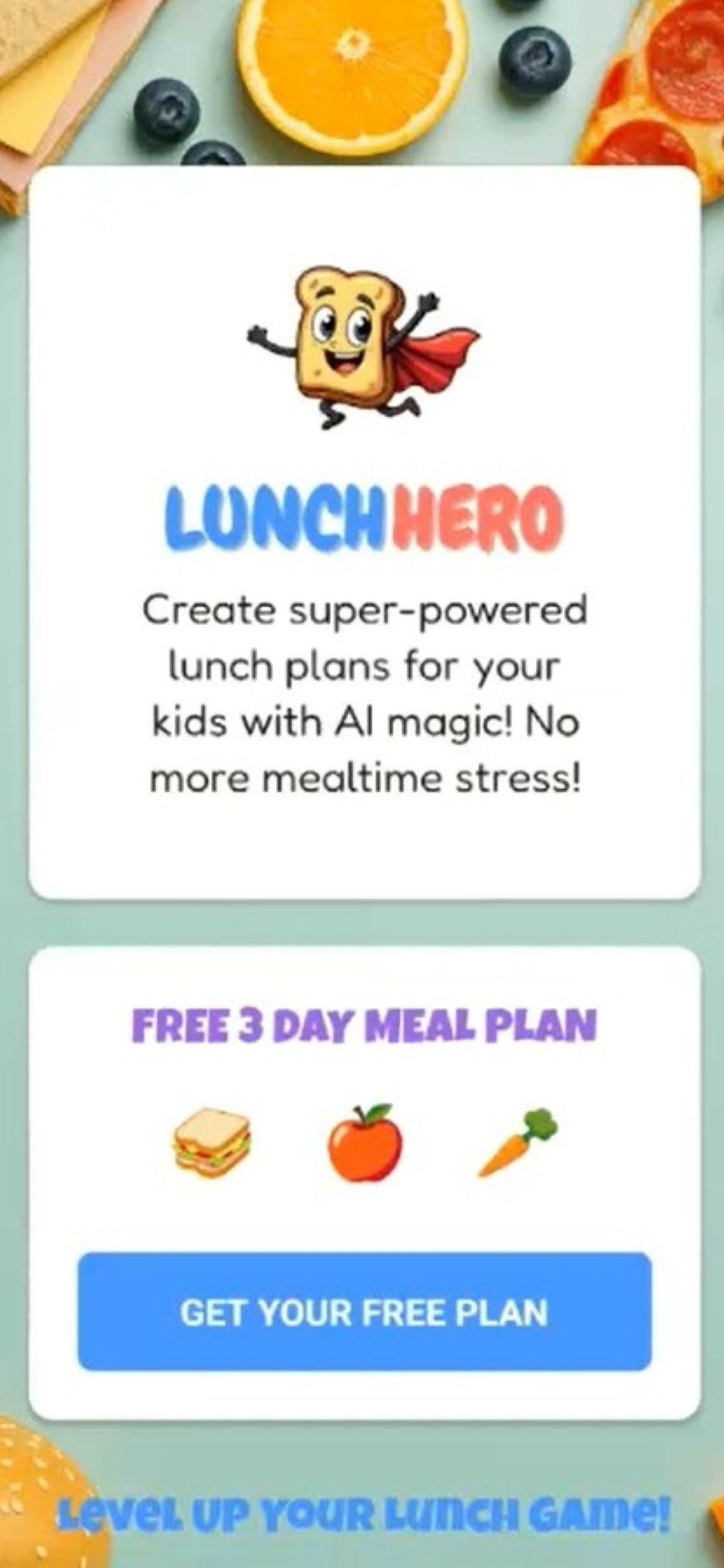 Screenshot 1 of My Lunch Hero