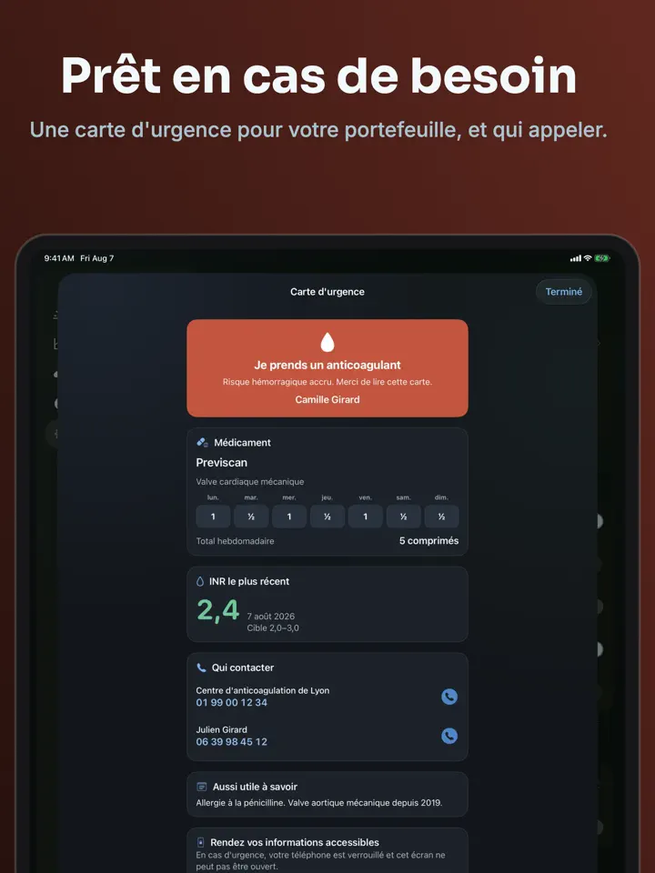 Rangewell sur iPad : capture d’écran 7 sur 7