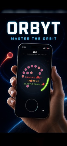 Orbyt : Circular Pong Game screenshot 1