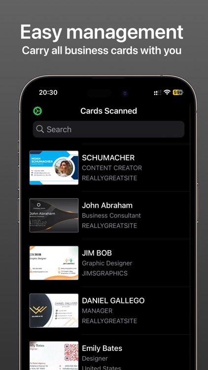 Business Card Scanner - Visty by Anh Nguyen