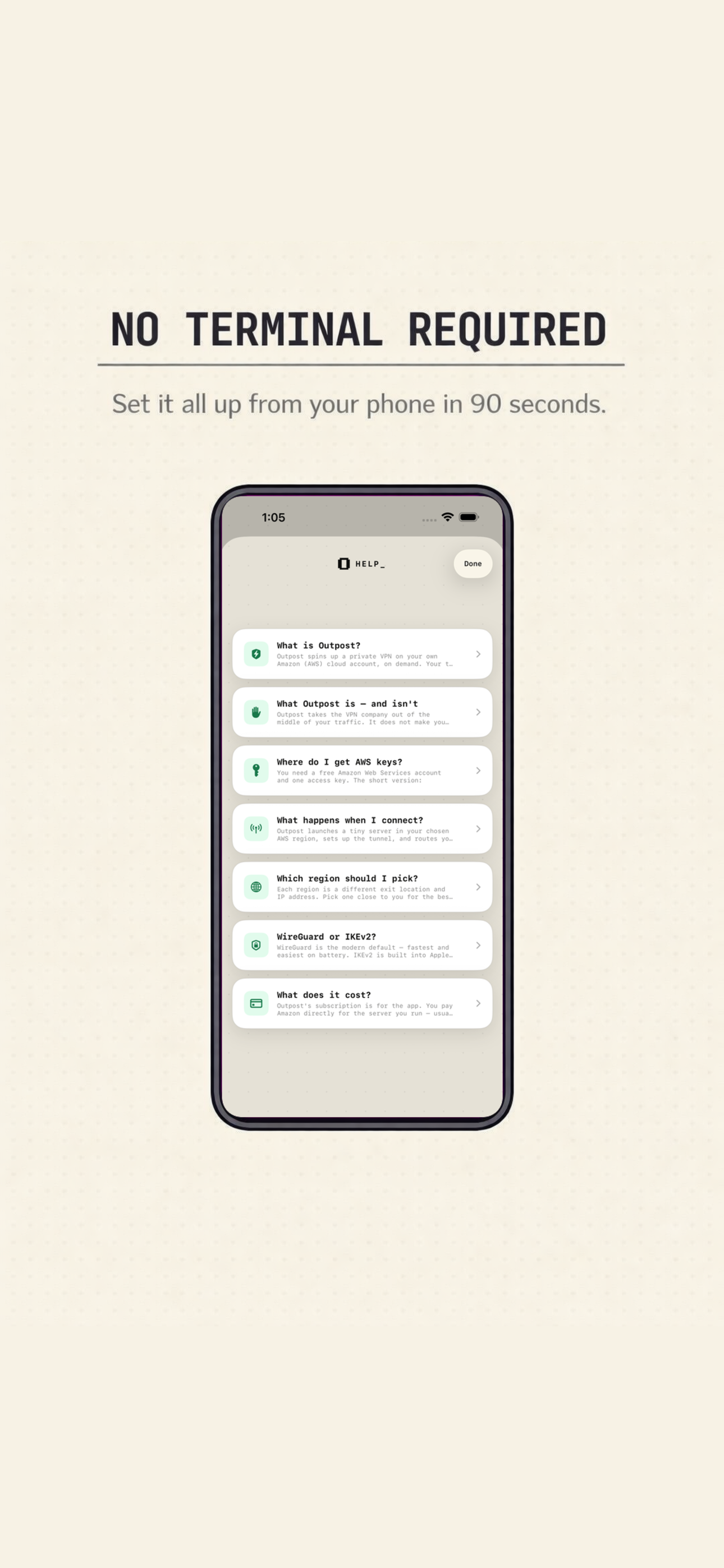 Outpost: Self-Hosted VPN screenshot 2
