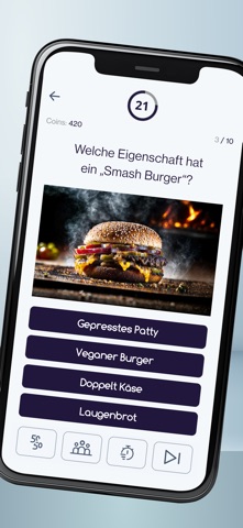 Qulinary - Food Quiz iPhone screenshot