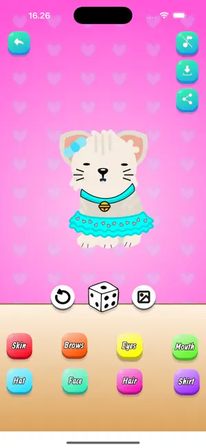 Cute Kitty Maker - Mix Game screenshot 4