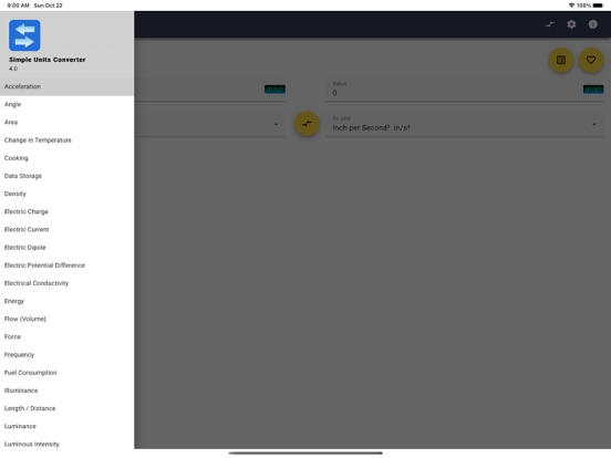 Simple Units Converter