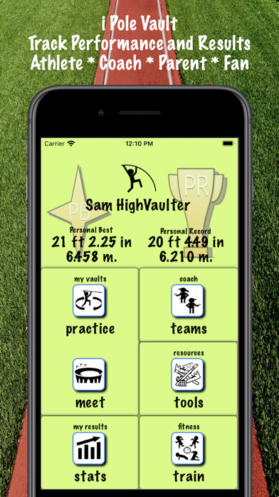 Screenshot #1 pour iPoleVault ( Track and Field )