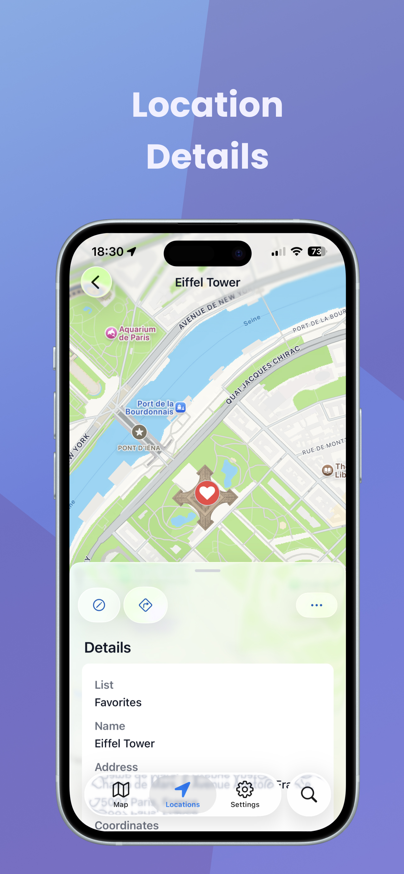 Save GPS Location: Locyst screenshot 5
