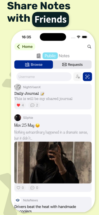 NoteBlocks: Share Notes Screenshot 1 of 8
