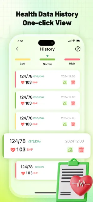 Blood Pressure:Health Daily iPhone screenshot 6