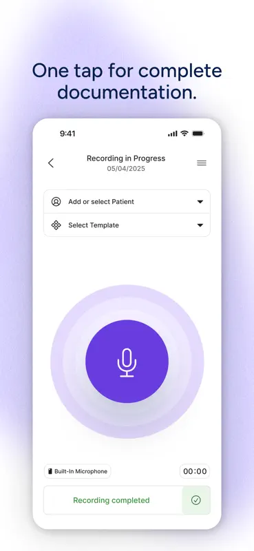 Freed: AI Medical Scribe screenshot 3 of 7