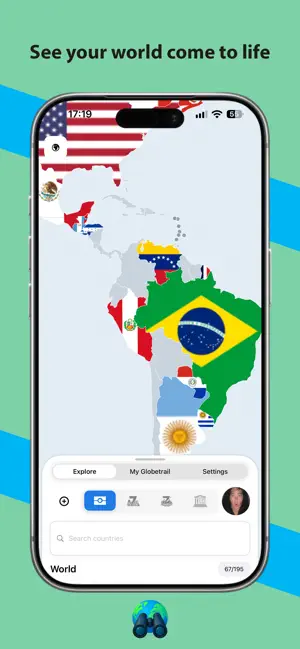 Globetrail – Visited Places screenshot 1