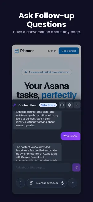 ContextFlow - AI Web Assistant screenshot 2