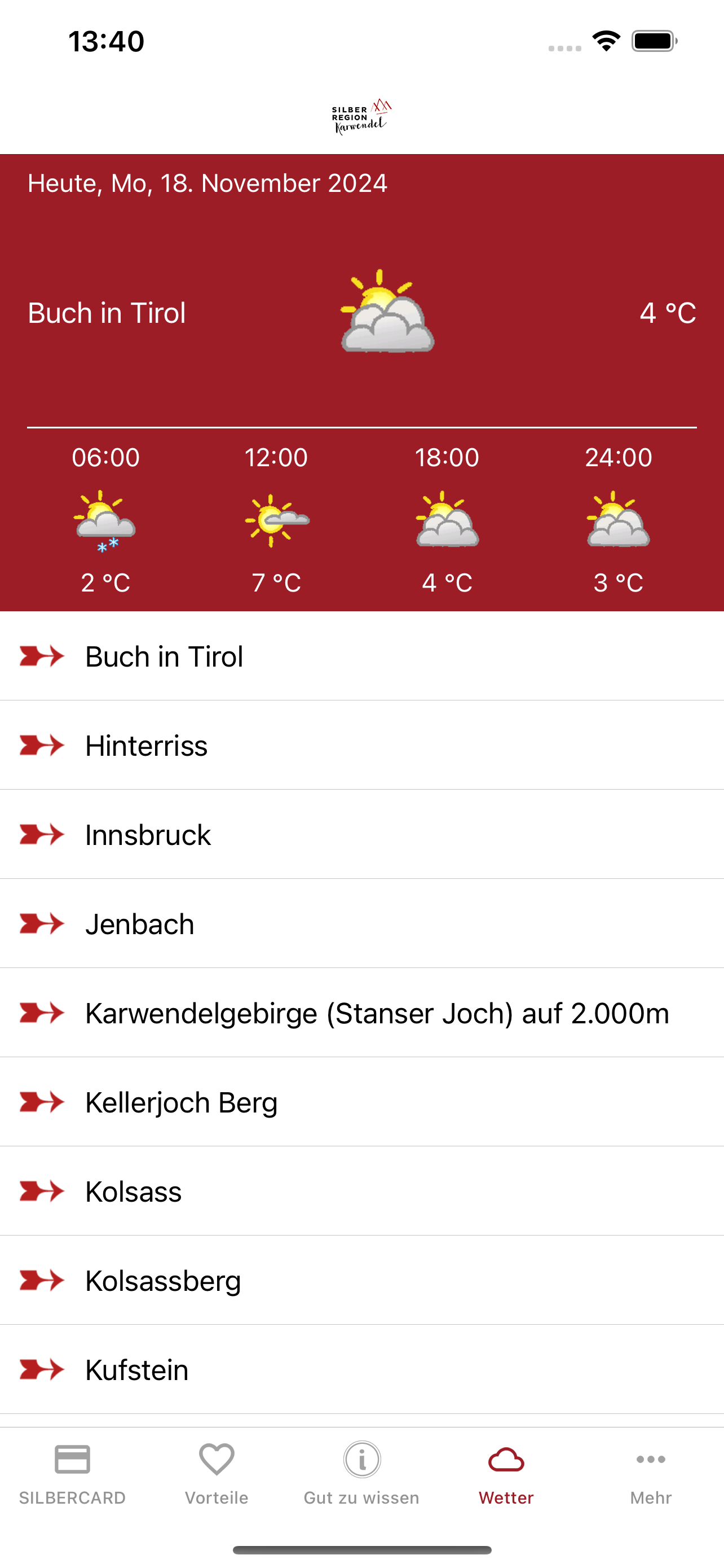SILBERCARD-Digitale Gästekarte