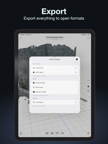 Modelar - 3D LiDAR Scanner iPad screenshot