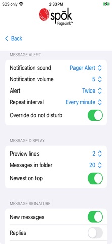 Spok PageLink Screenshot 4 of 4