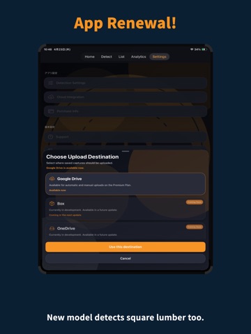 MOD Vision Steel Detection AI iPad screenshot