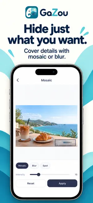GaZou: Blur, Crop Photo Editor screenshot 2