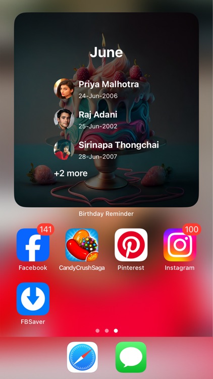 Birthday Reminder - B'day Wish