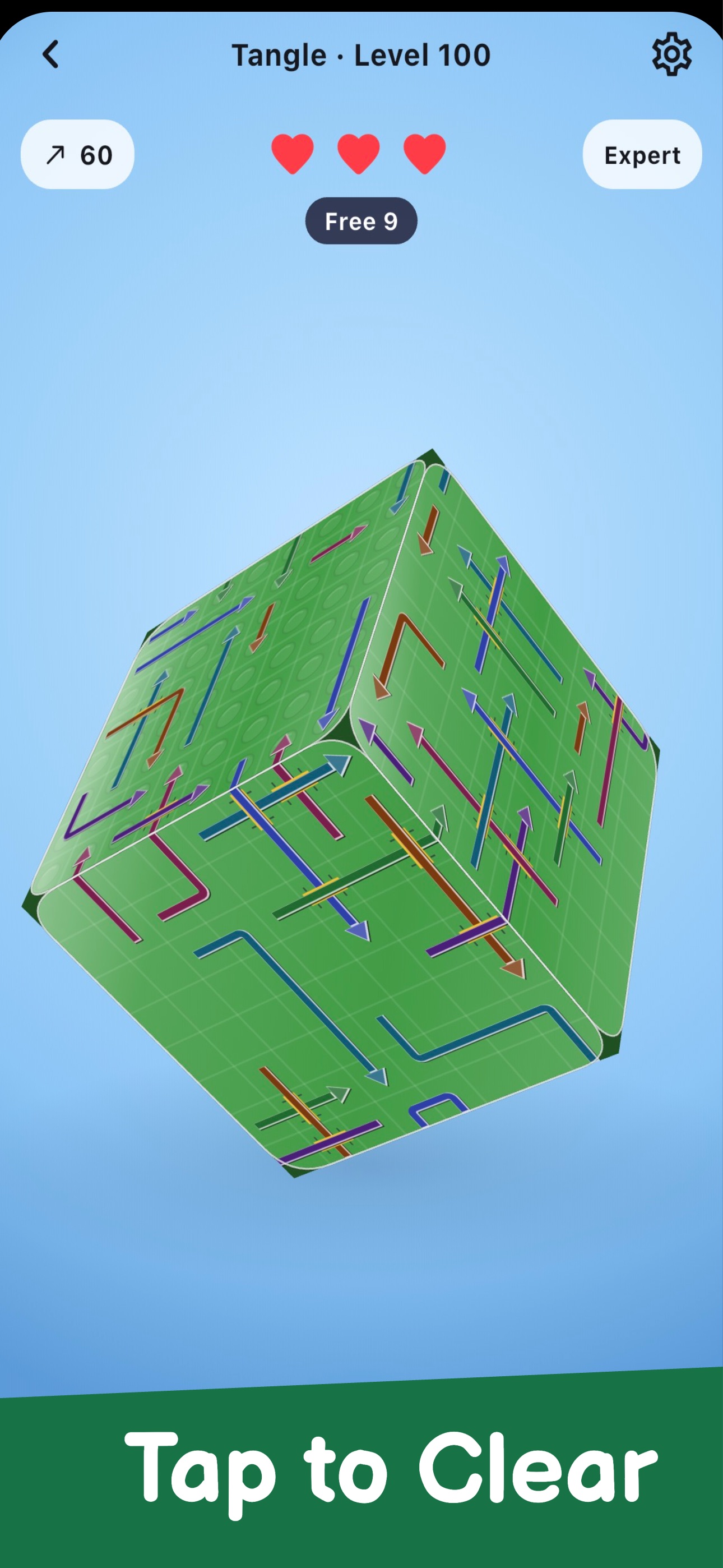 Screenshot 4 of Arrow Cube 3D: Tap Away
