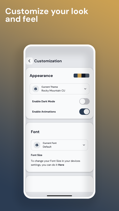 Rocky Mountain CU Mobile Screenshot