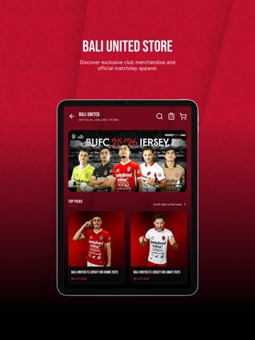 Bali United iPad screenshot 3