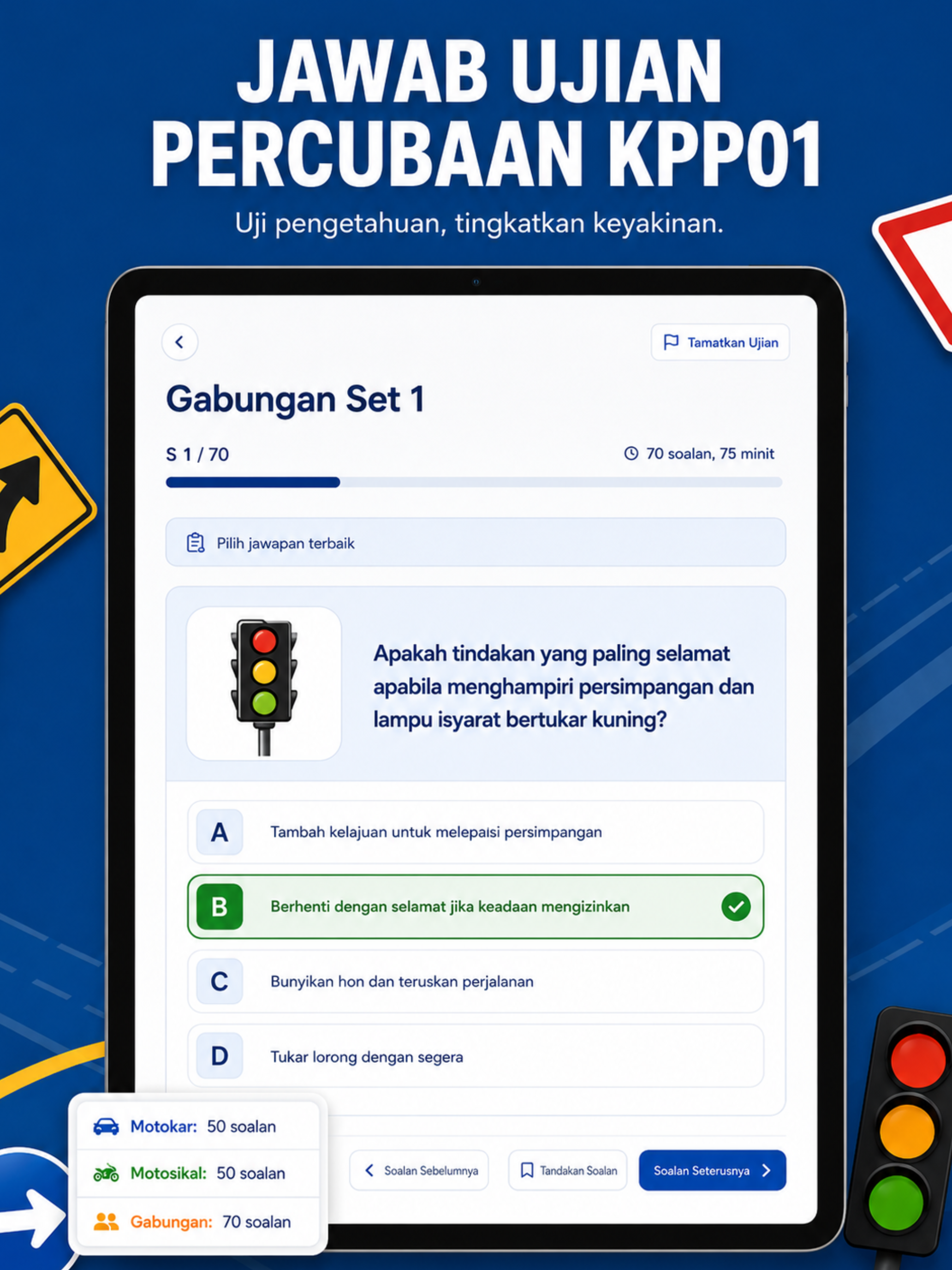 KPP01 Test 2026: Ujian Memandu