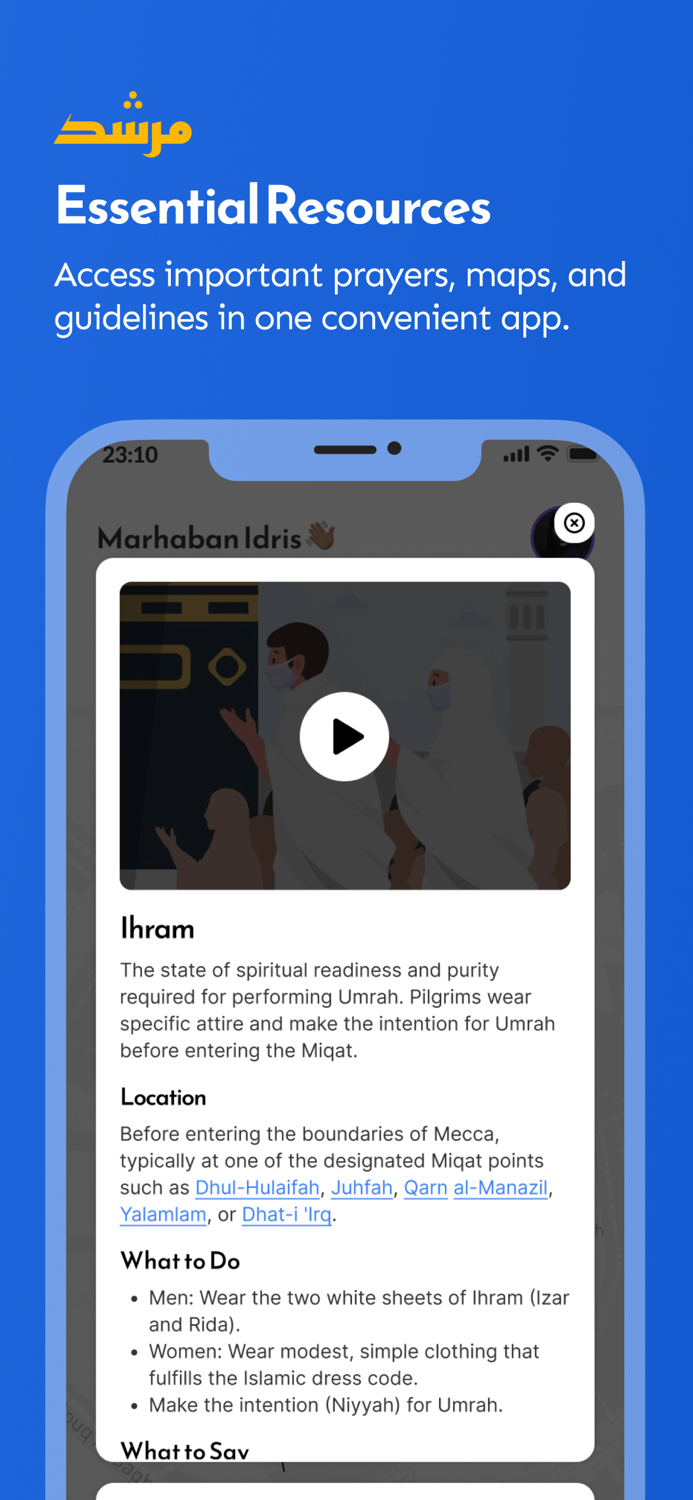 Murshid Hajj and Umrah Guide