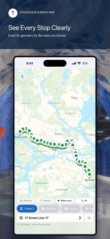 Stockholm Subway Map Screenshot 7 of 10