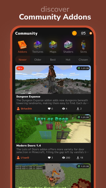 MCLIB Skin Addons for MCPE screenshot-3