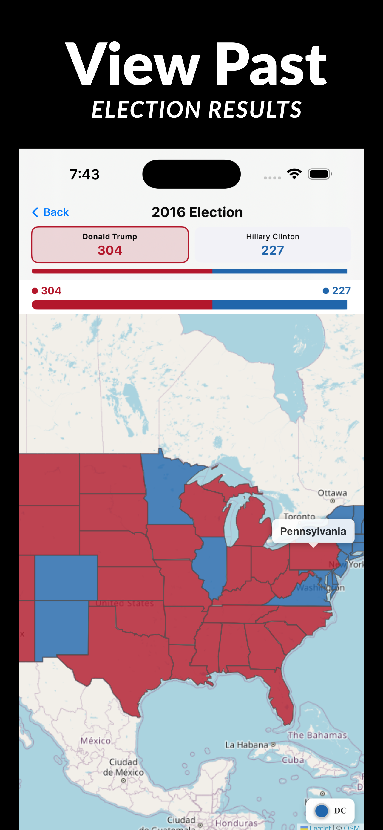 Election Day Map 2028 screenshot 3
