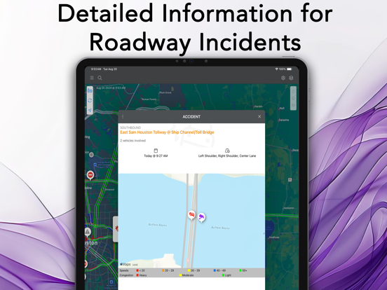 Houston TranStar iPad screenshot 2 - Navigation app