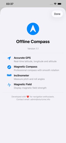 Offline Compass Screenshot 4 of 4