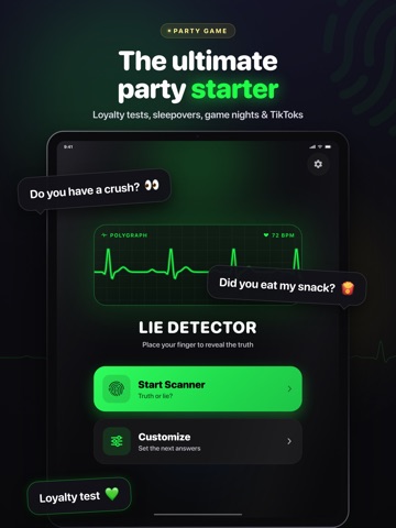 Lie Detector Test: Truth Prank iPad screenshot