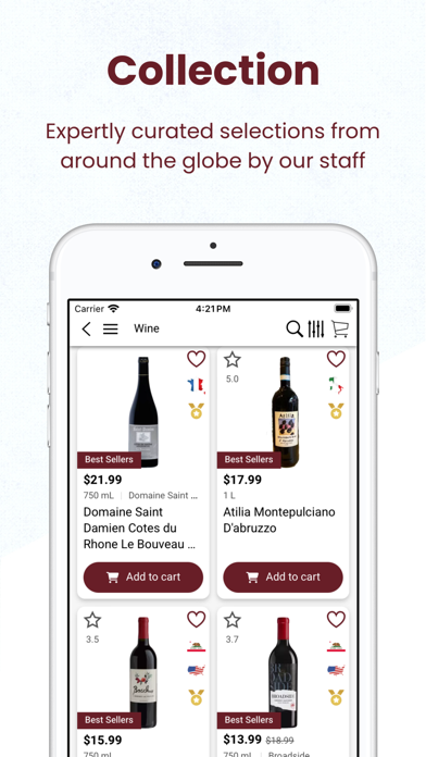 September Wines and Spirits Screenshot
