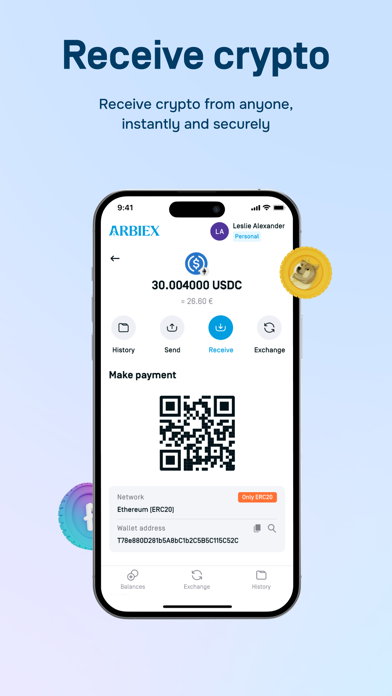 Arbiex: Send & Receive Crypto Screenshot 5 of 6