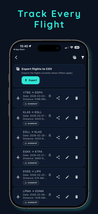 EFB Logbook Screenshot 1 of 5