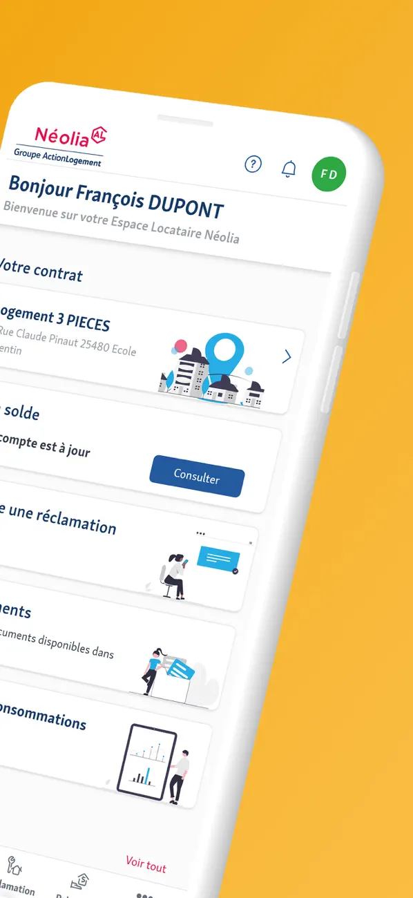 Screenshot #2 pour Néolia - Mon agence en ligne