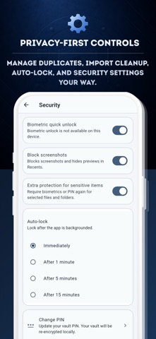 QuietVault: Lock Docs & Pics Screenshot 7 of 10