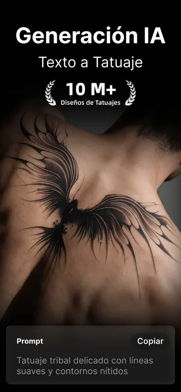 AI Tattoo: Diseña tu Tatuaje screenshot 1 of 7