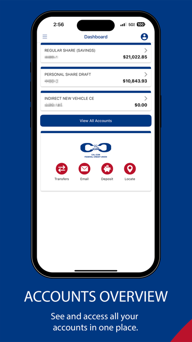 Cal-Com FCU Mobile iPhone screenshot 3 - Finance app