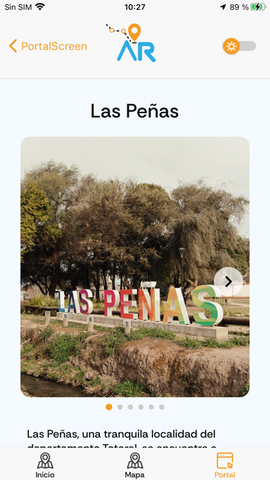 CaminAR screenshot