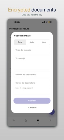 Legado: Digital Vault iPhone screenshot