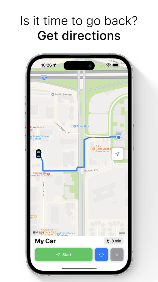 #2. Car Locator by Murch (iOS) 由: Aleksandr Kirichenko