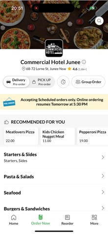 Commercial Hotel Junee screenshot