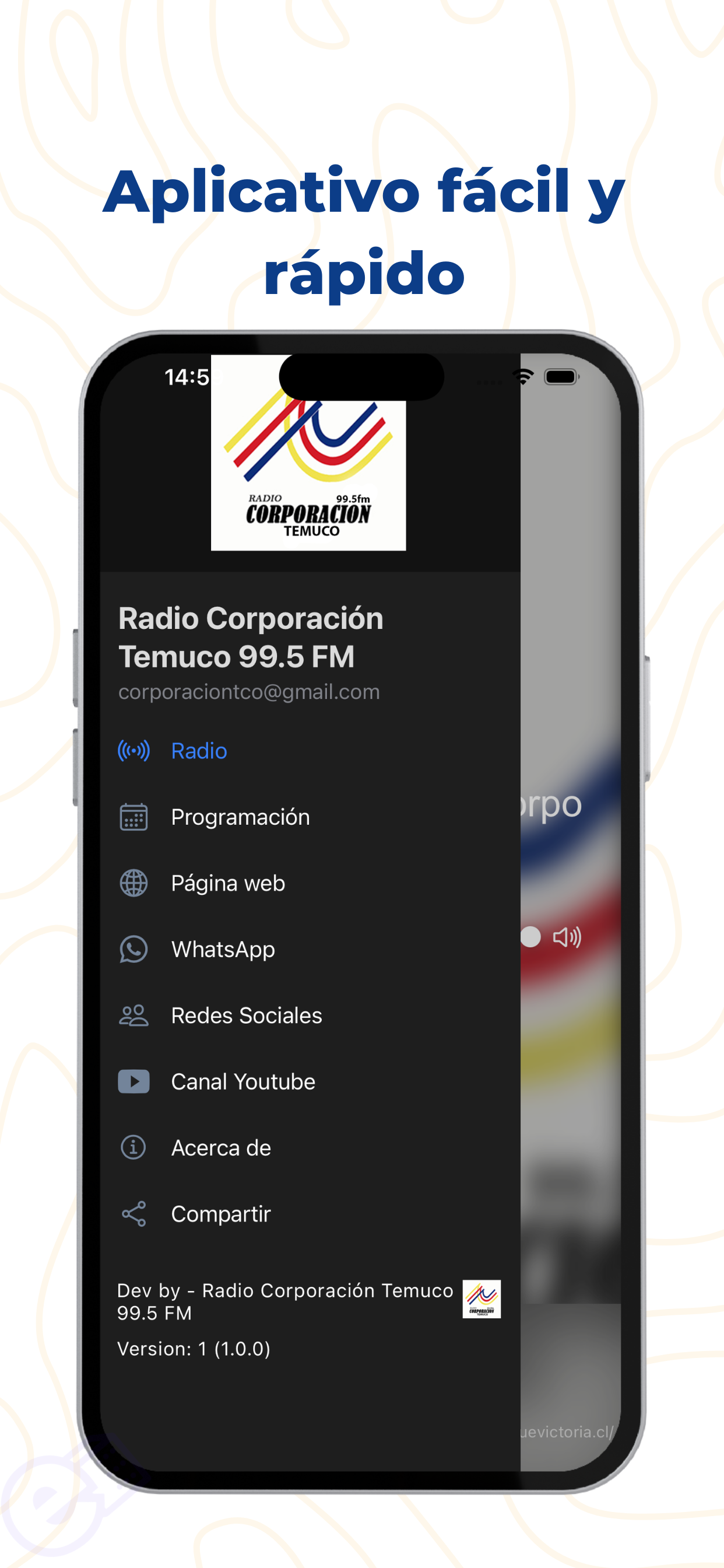 Radio Corporación Temuco99.5fm screenshot 3
