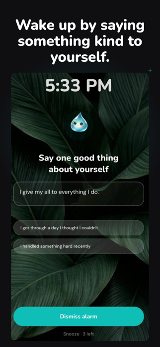 Dew - Affirmation Alarm Clock Screenshot 1 of 7