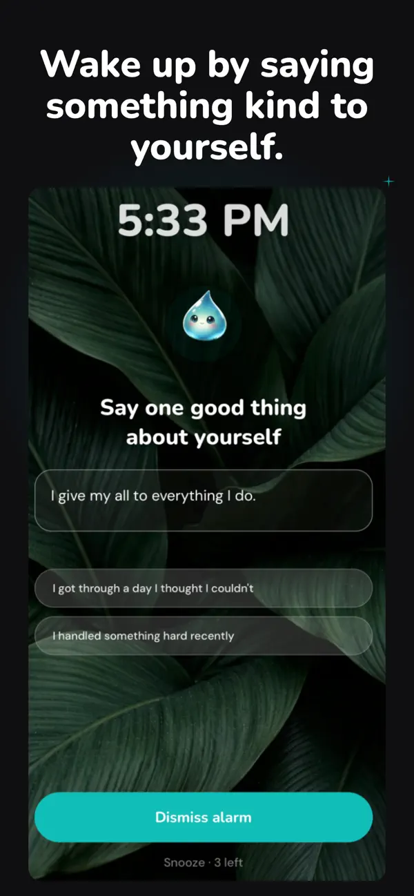 Dew - Affirmation Alarm screenshot 1