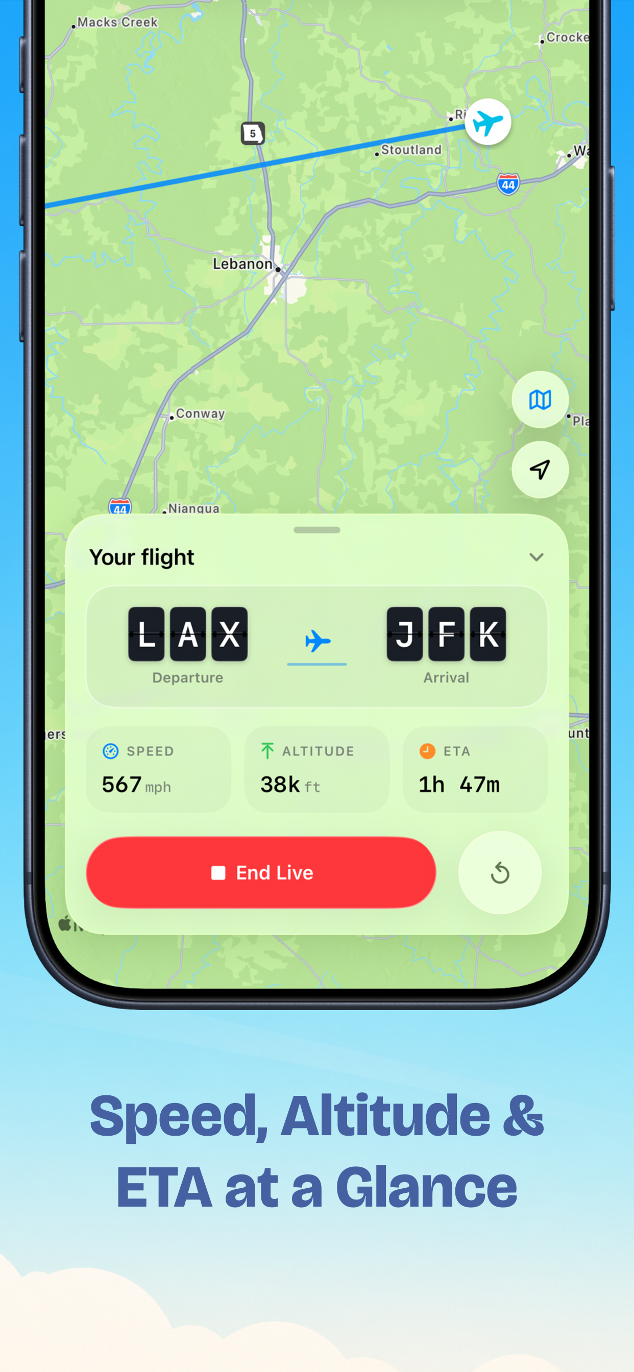 Sky Trace - Track Your Flight screenshot 4