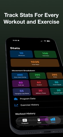 Kettlebell Lab iPhone screenshot