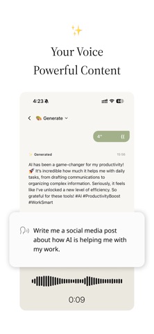 Wegen: AI Voice Notes Screenshot 3 of 5