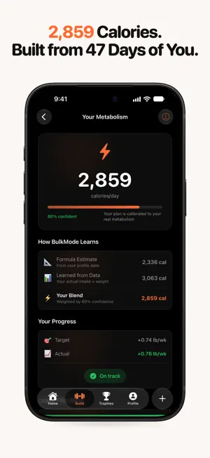 BulkMode - Calorie Tracker screenshot 2